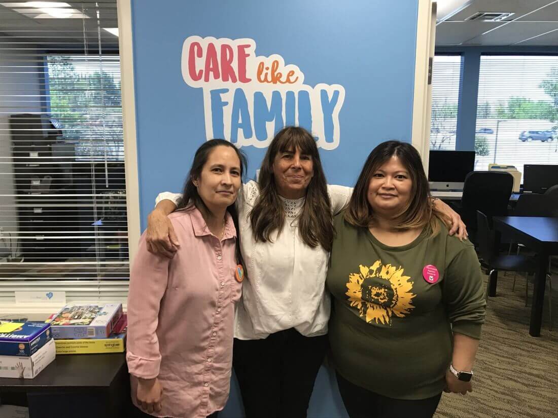 Our Team - San Fernando Valley, CA | ComForCare - Team_Photo_(Connie%2C_Cathy_and_Mia)